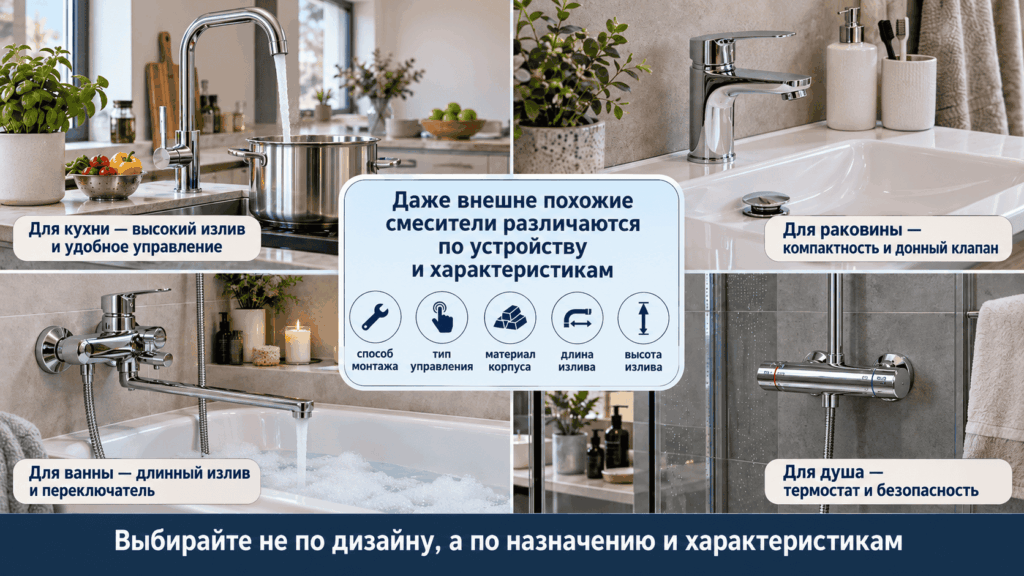 Какие бывают смесители