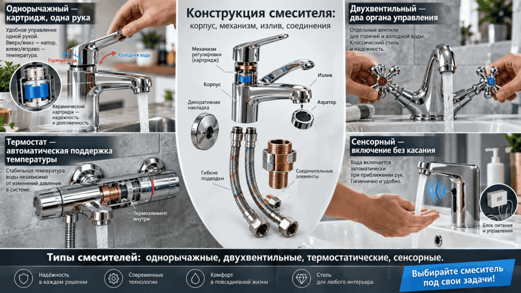 Как устроен смеситель