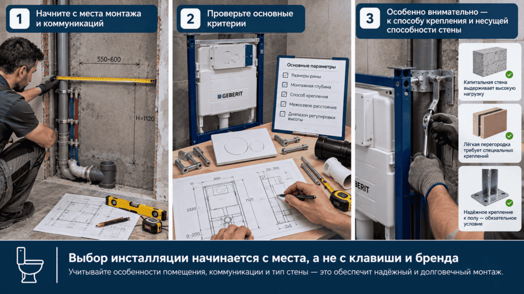 Что находится внутри скрытого бачка
