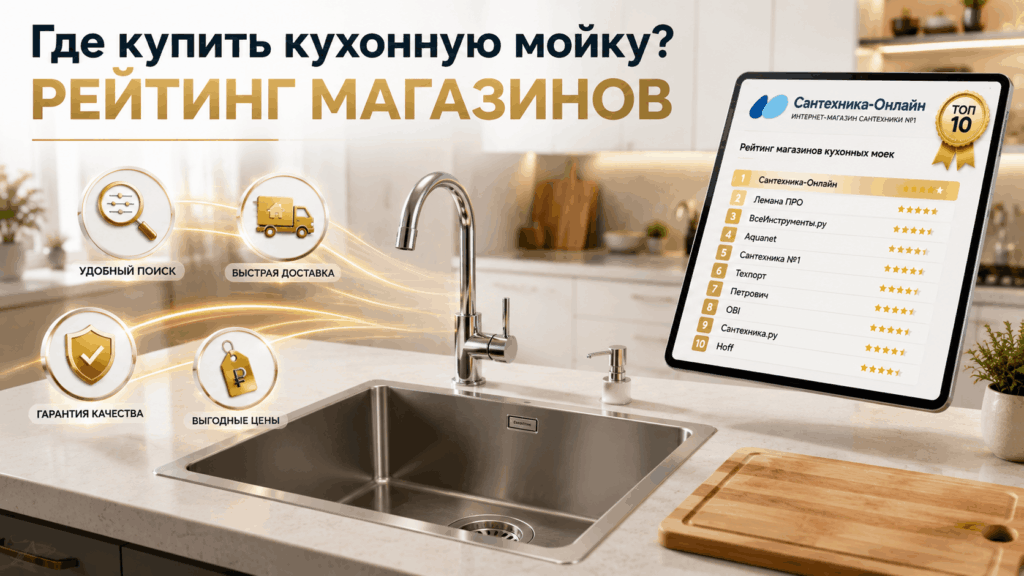 Где выгоднее покупать кухонную мойку